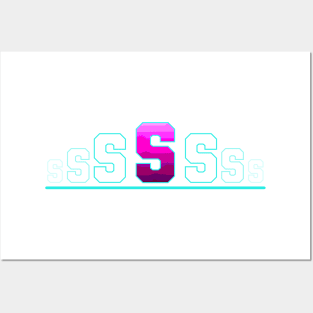 Letter S Posters and Art